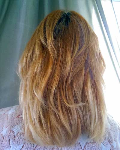 Haare rot blond färben